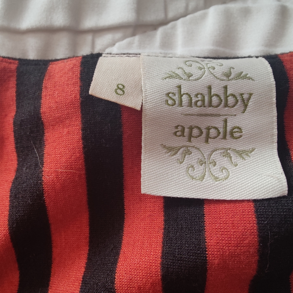 Shabby Apple Red and Black Long Sleeve Dress - Picture 3 of 5